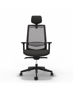 Bürostuhl Victory 1405, Schwarz Weiss