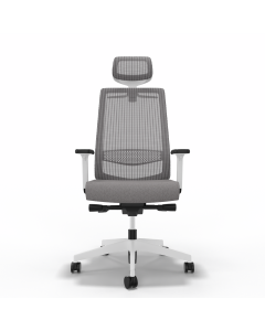 Bürostuhl Victory 1405, Grau Weiss