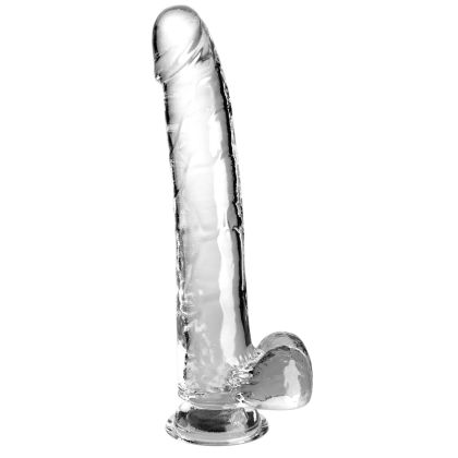 KingCockClear 11 w balls Clear