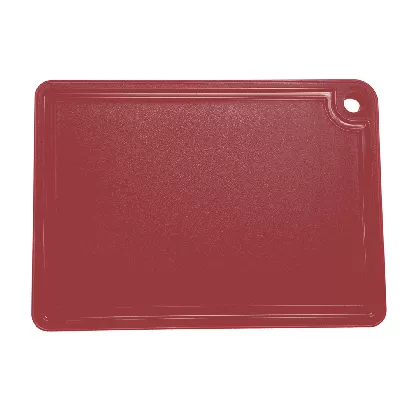 Schneidebrett Mimmi klein 27x19x0.9cm Antirutsch Rand rot