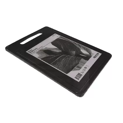 Schneidebrett Sofia 35x25x1cm Griffloch u. Saftrille schwarz