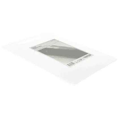 Schneidebrett Anita 35x25x0.7cm mit Griffloch hellweiss