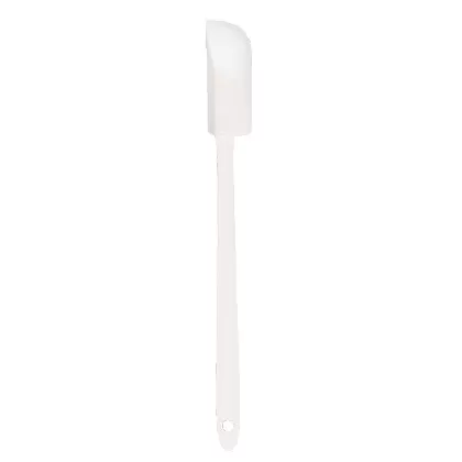 Teigschaber weiss Kunststoffgriff 25.5/2.8cm mit Barcode