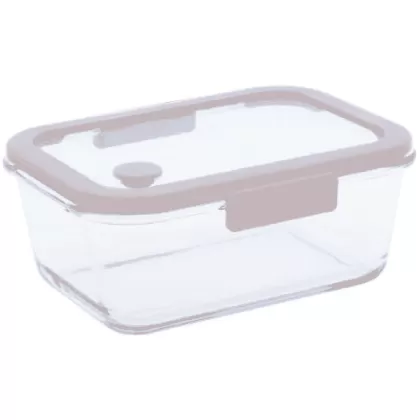 Vakuum Vorratsdose aus Glas 14.8x11.7x7.1cm, 46cl
