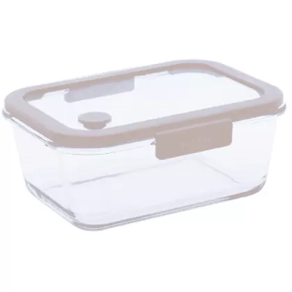 Vakuum Vorratsdose aus Glas 20.4x16.3x8.5cm, 1.2l