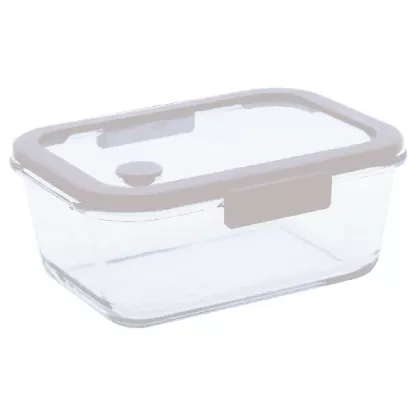 Vakuum Vorratsdose aus Glas 22.8x18.5x9.1cm, 1.9l