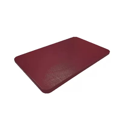Schneidebrett GN 1/2 H2cm rot ohne Saftrille