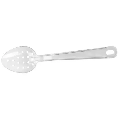Servierlöffel gelocht transparent 34cm