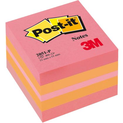 POST-IT   Würfel Mini Pink       51x51mm