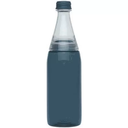 Fresco TwistGo Vakuum Edelstahl Flasche, 0.6 l, blau
