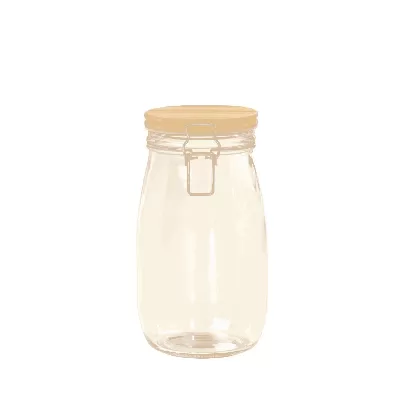 Aufbewahrungsglas mit Bambusdeckel, 440ml