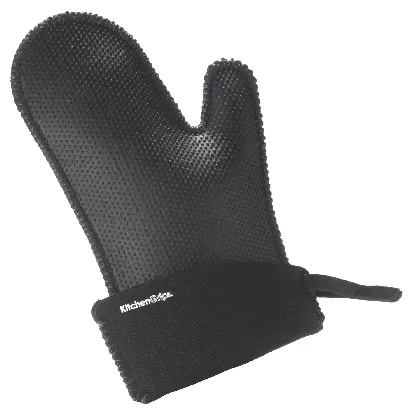 Küchenhandschuh gross schwarz 28cm