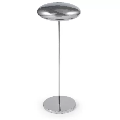 Broggi Nuvola Lampe wiederaufladbar, verchromt D10.2cm H31cm