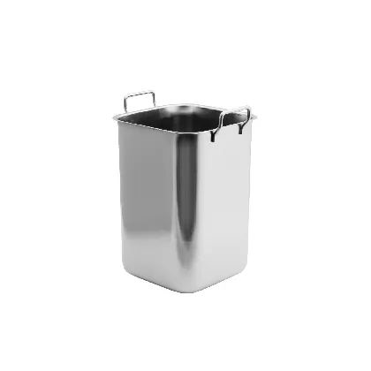 Bain Marie mit Griffen 5lt 15.5x15.5cm H23.5cm