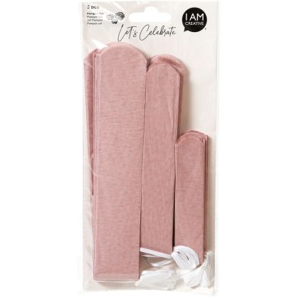 I AM CREA Pompon Set, rosa,20,30,40cm