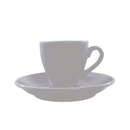 Luna Espresso Obertasse und Untere 0.08lt weiss