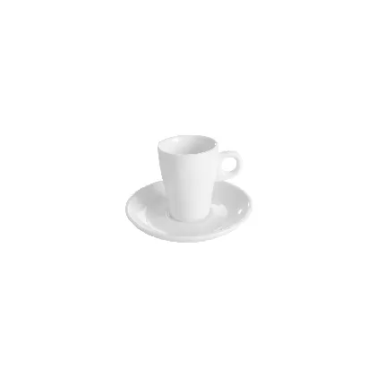 Stella Espresso Obertasse und Untere 0.08lt weiss