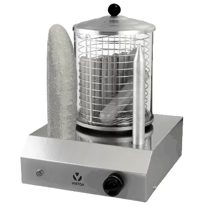 Hot Dog Maschine mit 2 Brothaltern