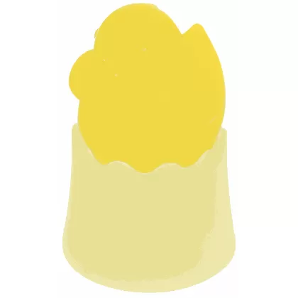 Tee Ei Ente 5x4cm