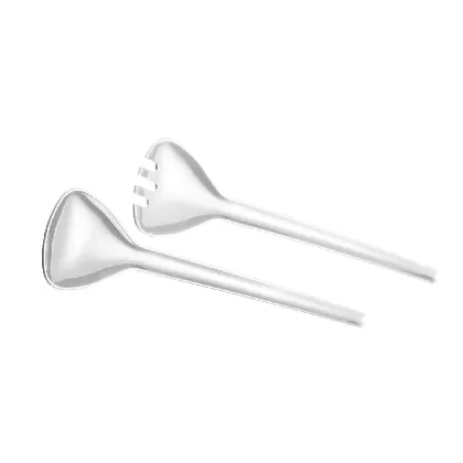 Salatbesteck transparent SAN 25cm