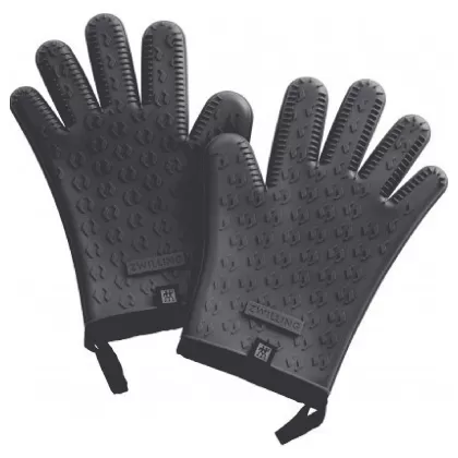 BBQ+ Silikonhandschuhe, hitzebeständig, one size, Paar
