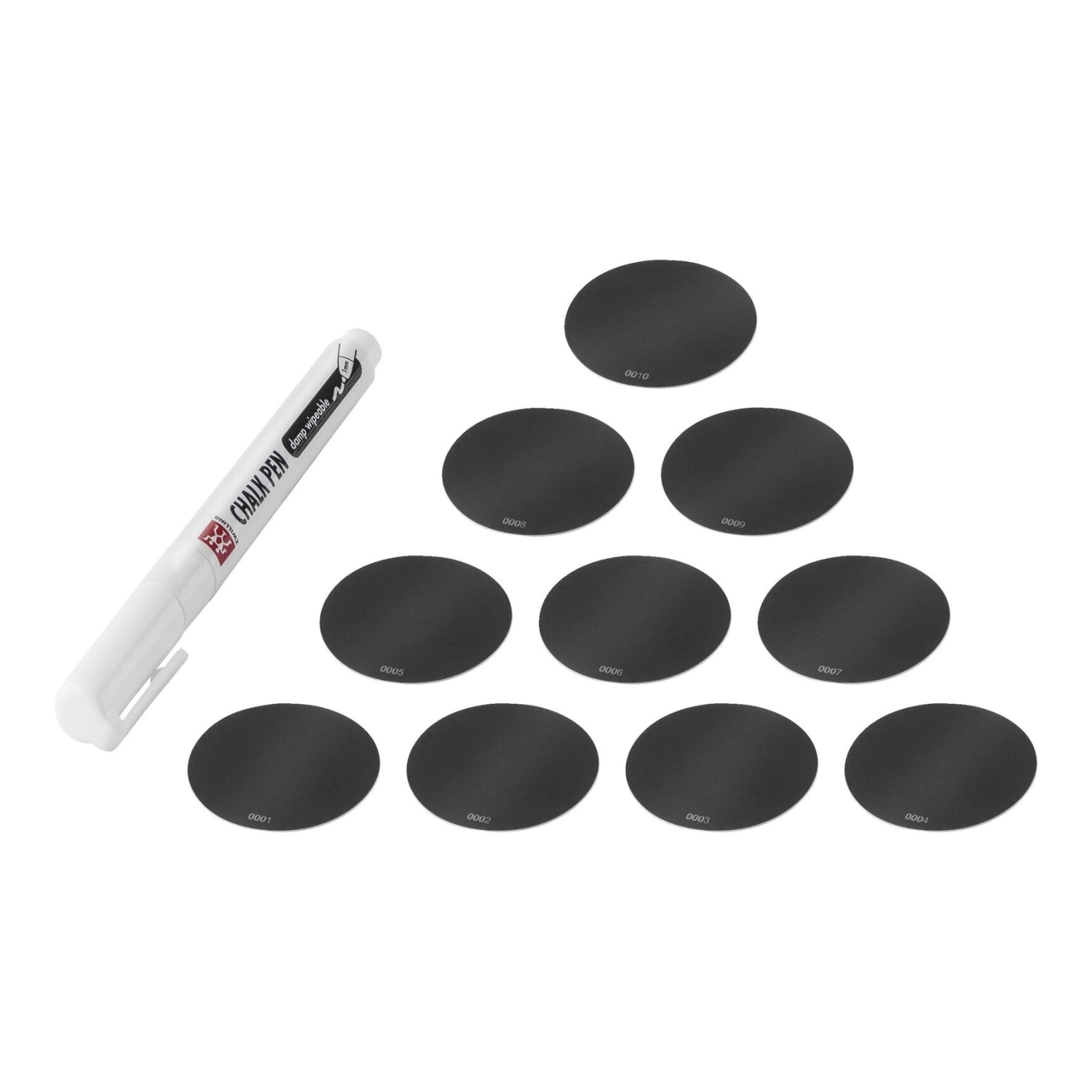 11tlg Cube NFC Etiketten und Kreidestiftset