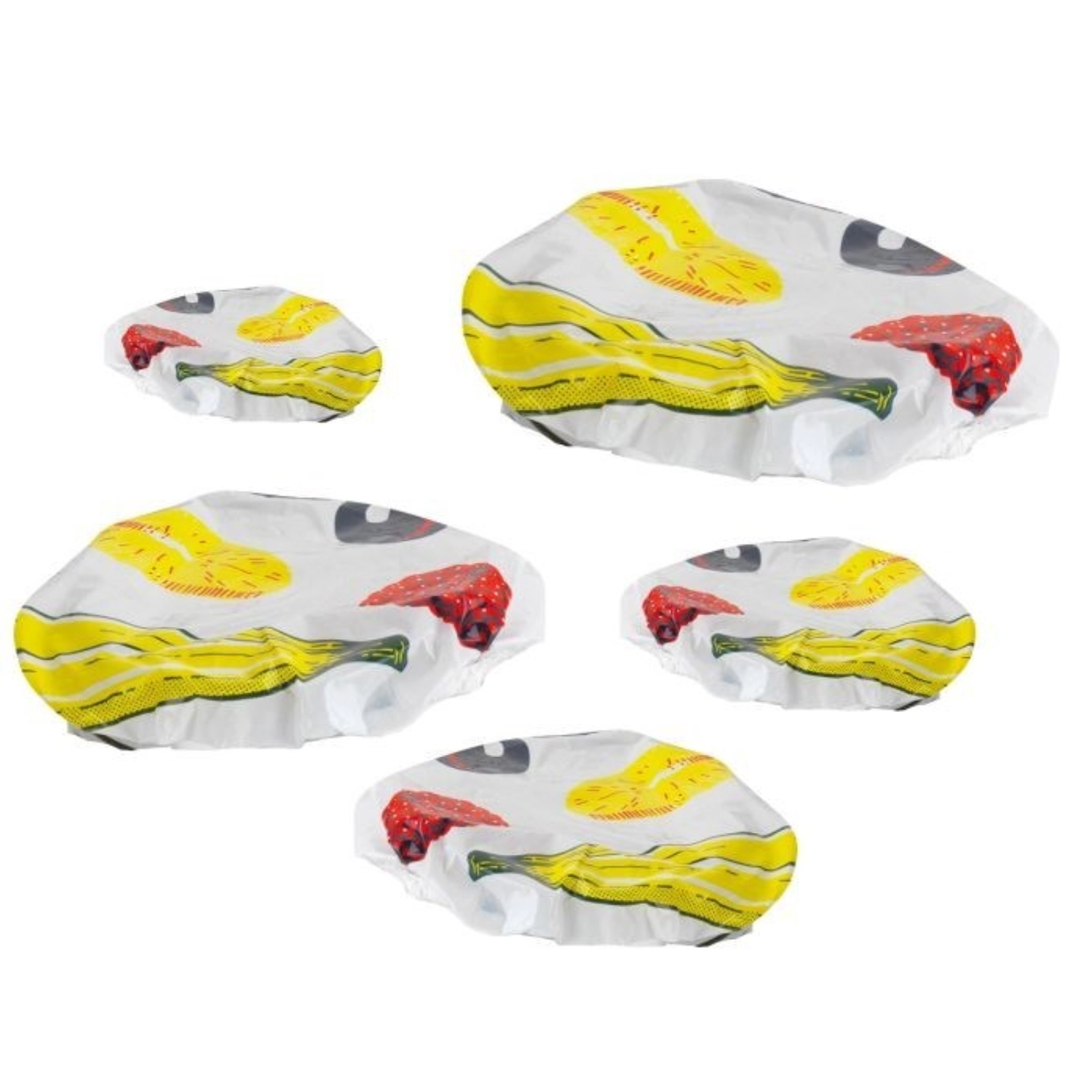 5er Set Topfhauben., D9,14,17,19,25