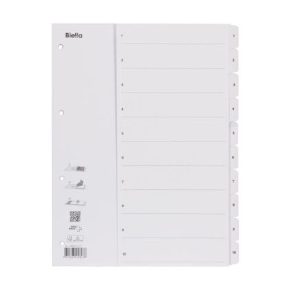 BIELLA    Register Karton, SmartIndex A4