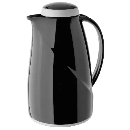 Isolierkanne Wave 1.5L Schwarz, spülmaschinengeeignet