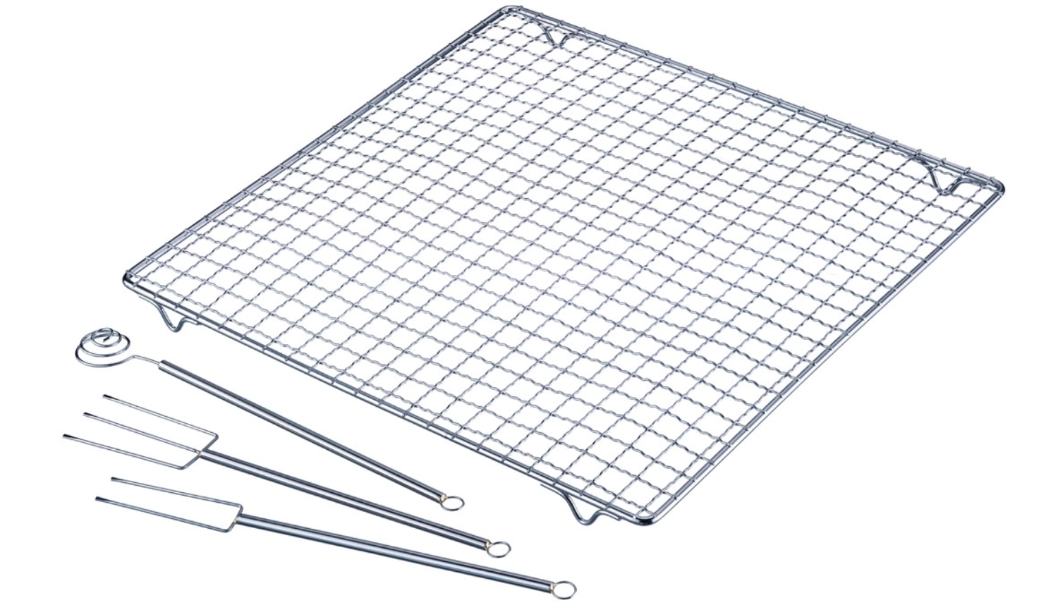 4-tlg. Set Pralinen, 30x30cm, Edelstahl