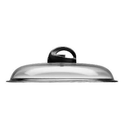 Glasdeckel mit Dampfventil hoch D24cm