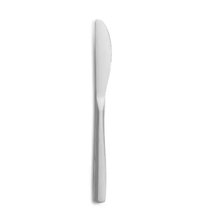 Barcelona Dessertmesser 18/0 Silber matt