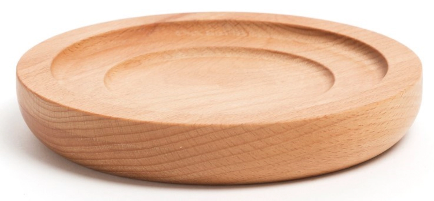 Holz-Untersetzer rund D: 15cm