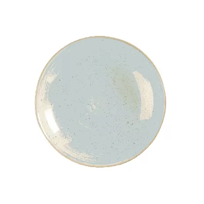 Stonecast Duck Egg Blue Coupe Teller tief 31cm
