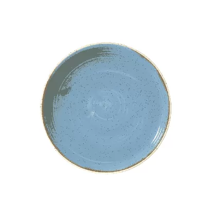 Stonecast Cornflower Blue Coupe Teller tief 24.8cm