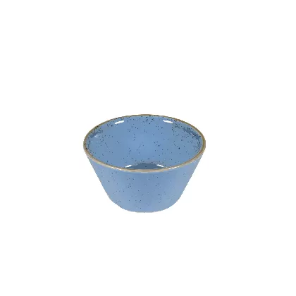 Stonecast Cornflower Blue Saucenschale 9cl, D8cm H4.4cm