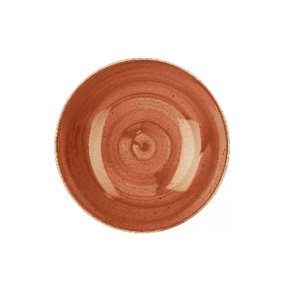 Stonecast Spiced Orange Coupe Teller tief 24.8cm