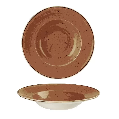 Stonecast Spiced Orange Teller tief Fahne 28cm