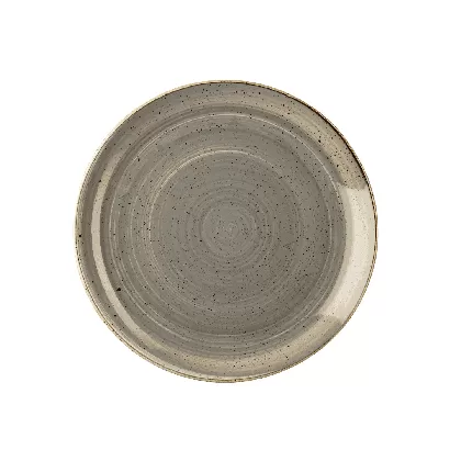 Stonecast Peppercorn Grey Coupe Teller flach 28.8cm