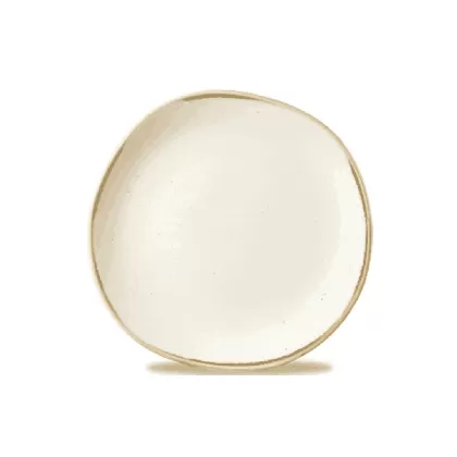 Stonecast Barley White Organic Teller flach 21cm