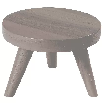 Alchemy Holzständer, D15cm H10cm Grey