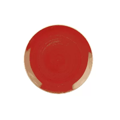 Stonecast Berry Red Coupe Teller tief 24.8cm