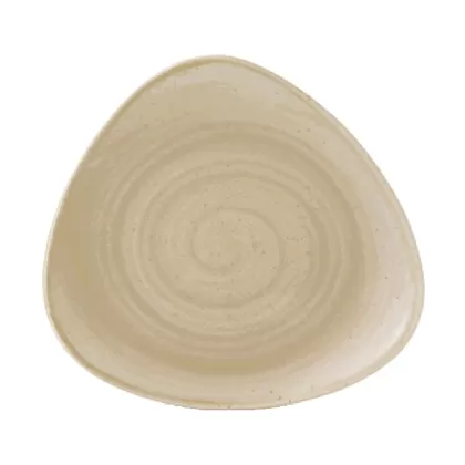 Stonecast Nutmeg Cream Triangel Teller flach 19.2cm