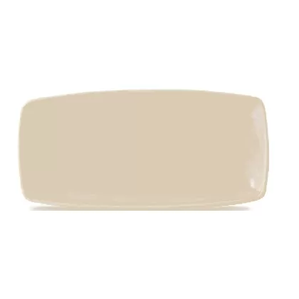 Stonecast Nutmeg Cream Platte rechteckig 35x18.5cm