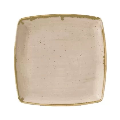 Stonecast Nutmeg Cream Platte quadratisch 26.8x26.8cm