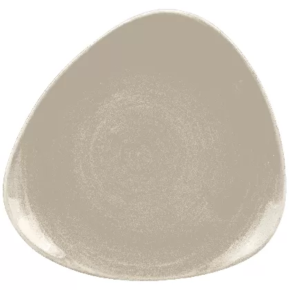 Stonecast Patina Antique taupe Triangel Teller flach 22.9cm