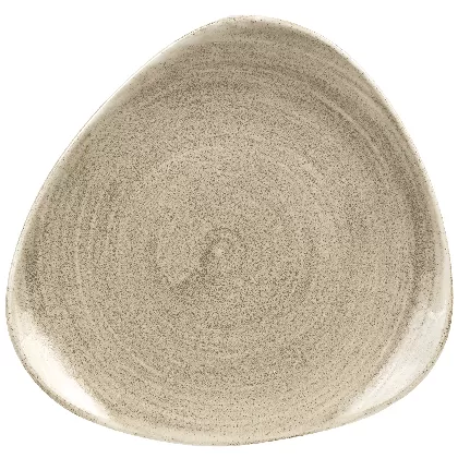 Stonecast Patina Antique taupe Triangel Teller flach 19.2cm