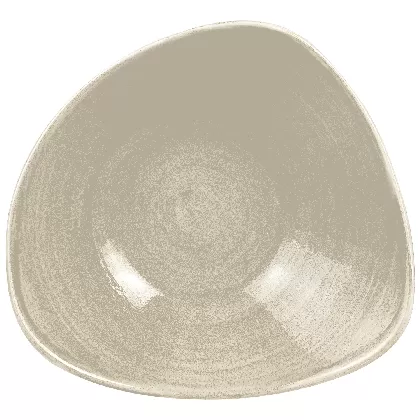 Stonecast Patina Antique taupe Triangel Teller tief 23.5cm