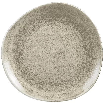 Stonecast Patina Antique taupe Teller flach Orcanic 28.6cm