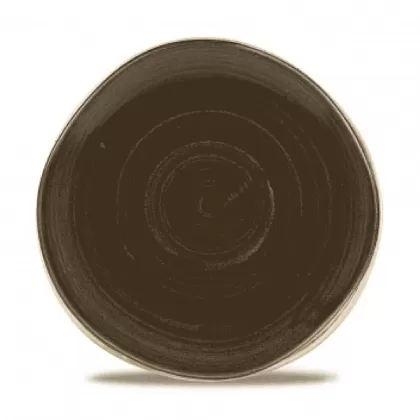 Stonecast Patina Iron Black Coupe Teller tief 25.3cm